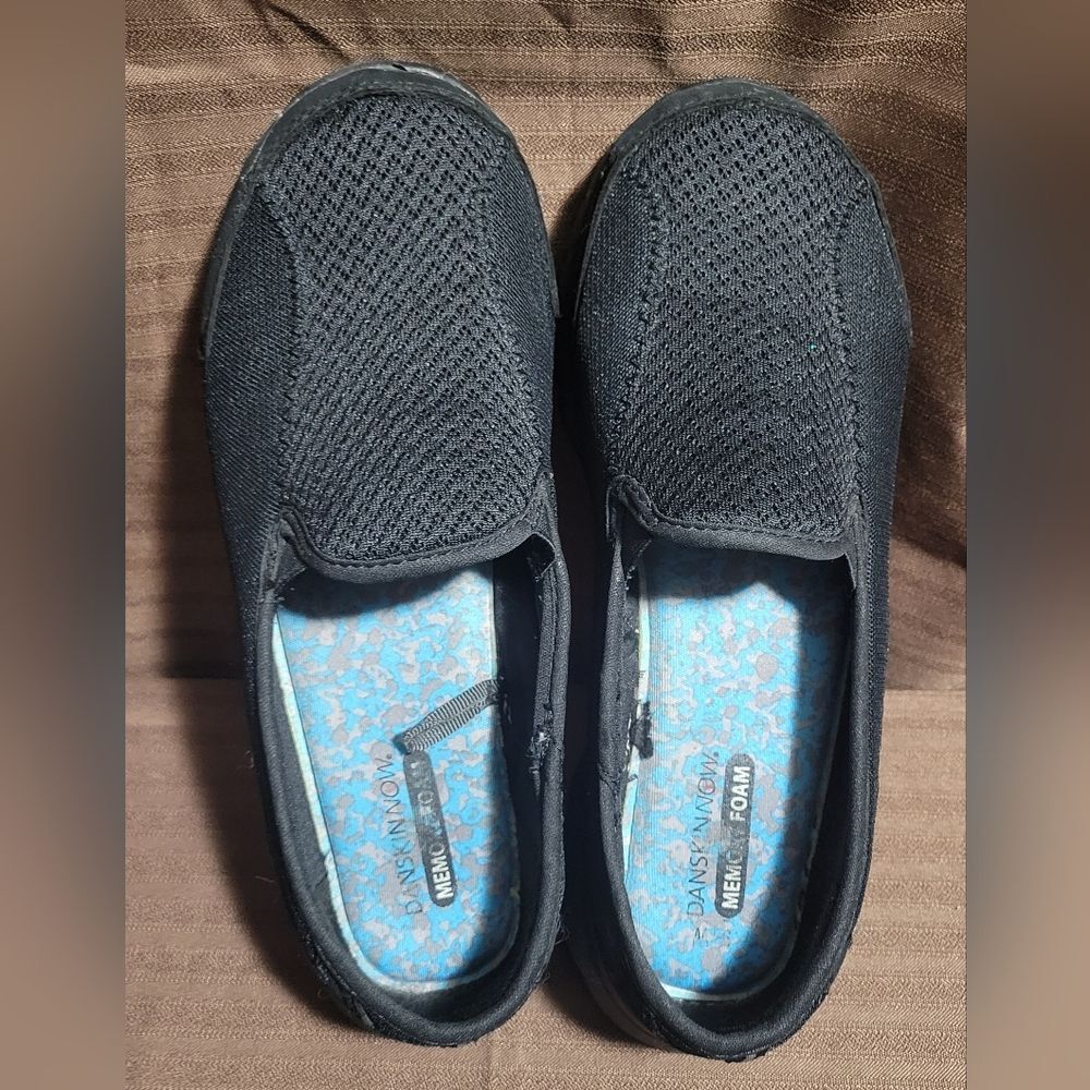 Dansko Black Slip-On Shoes